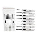 8pcs Colorful Soft Plastic Handle Alumina Crochet Hooks Knitting Needles Set 2.5-6mm Crochet for Weave Sewing Needles Tool