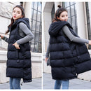 2023 New Autumn And Winter Women's Vest Loose Mid-Length Women's Waistcoat 3XL Women's Sleeveless Jacket