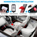 NEW LED Car Foot Light Ambient Lamp USB App Remote Box Control Multiple Modes Automotive Interior Decorative Lights