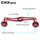 EKFan 铝合金渔线轮手柄 120毫米长度 8*5毫米孔尺寸 适用于水滴轮渔线轮摇臂钓鱼配件
