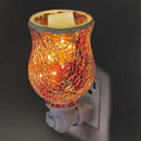 US Plug 1Pcs Wax Melt Warmer Lamp Creative Decorative Scent Melter Ornament Mosaic Night Light for Living Room Kitchen Bathroom