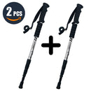 Walking Adjustable Trekking Pole Anti Shock Ultra Light Alpinism Poles Telescopic Ultralight Hiking Travel Non-slip Stick