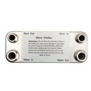 The Brew Forge | 304SS Plate Heat Exchanger — Counterflow Wort Chiller, 20/30/40 Plate