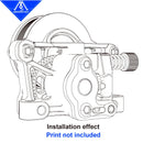 Mellow 轻量化谢尔帕MINI挤出机，带电机直驱，适用于Voron 2.4 Creality3D CR-10 Ender3 / PRO BLv 3D打印机