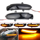 A2038201521 适用于梅赛德斯奔驰 C 级 W203 S203 CL203 2个LED动态转向灯侧后视镜流水灯