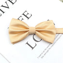 3 Sizes Parent-Child Bowtie Set Solid Color Lovely Kids Pet Family Butterfly Pink Champagne Blue Wine Red Cute bow tie Accessory
