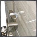 5pcs Door Handle Stopper Transparent PVC Door Handle Buffer Wall Protection Shock Absorber for Office Home Kitchen Bedroom
