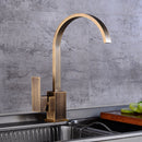 Antique Bronze Kitchen faucets 360 Rotate Swivel Faucet Hot Cold Water Tap Mixer Kitchen Sink Faucet ELK331