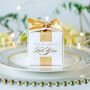 Custom Logo Wedding Favors Gift Box With Ribbon Candy Boxes For Christening Baby Shower Birthday Event Party Supplies