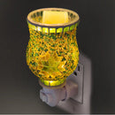 US Plug 1Pcs Wax Melt Warmer Lamp Creative Decorative Scent Melter Ornament Mosaic Night Light for Living Room Kitchen Bathroom