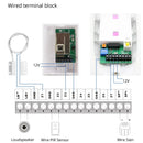 free shipping!New Univesal Wired PIR sensor for Home Alarm System Wired Infrared Motion Detector Sensor work with Alarm Panel