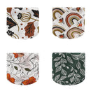 Kangobaby 4pcs Muslin Burp Cloths Sets Most Fashion Colorful Solid Color Baby Infinity Scarf Bibs