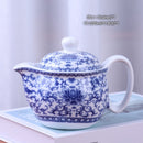 Retro Chinese Kung Fu Ceramic Teapot with Strainer Handmade Dragon Flower Puer Tea Pot 350ml Porcelain Samovar Kungfu Teaware
