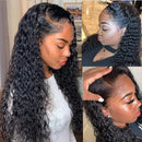 Deep Wave Frontal Wig 13x4 13x6 Hd Transparent Lace Frontal Wig 5X5 6X4 Wig 28 30 Inch Curly Lace Front Human Hair Wigs