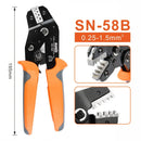 IWISS SN-58B=SN-28B+SN-48B 杜邦2.54 2.8 3.96 4.8 6.3管型/绝缘端子压线钳 电工夹具工具