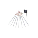 Solar Meteor Shower Rain Lights Falling Lights Waterproof Garden Light 8 Tubes 144 Leds Christmas Wedding Holiday Decoration