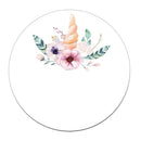 Unicorn Party Decor Sticker Customized Name Text Girl's Party Unicorn Birthday Party Decorations Kids Favors DIY Supplies