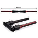 Aluminum Alloy Folding Bike Electric Bicycle Handlebar 25.4mm MTB Mountain Bike Handlebars Flat Foldable Bar 560mm 660mm