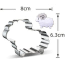 Easter chicken sheep rabbit egg butterfly metal cookie cutters party Biscuit mold fondant cake Pastry decor cupcake topper