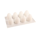 Meibum 8 Cavity 3D Easter Egg Shape Silicone Cake Mold Chocolate Cupcake Mould French Dessert Truffle Mousse Decorating Tools