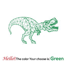 Geometric Tyrannosaurus Wall Stickers Dinosaur Wall Decals For Baby Room Decor Wall Art Bedroom Gift For Kids Room Decor