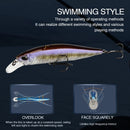 MEREDITH Hard Bait Fishing Lures 24color for Choose Minnow Wobbler Quality Professional JARKMINNOW 100F 14g Depth0.8-1.5m