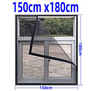 Inset Window Screen Mesh, Air Tulle Adjustable Summer Invisible Anti-Mosquito net Fiberglass Removable Washable Customize Screen