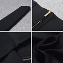 WillBeNice Vintage Office Lady Fuchsia Bandage Dress Fashion Women Long Sleeve Dress Bodycon Zipper Slim Elastic Luxury Dresses