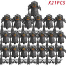 Classic Medieval Movie Elves Dwarf Warrior Iron Foot Dane leader of the Dwarfs Building Blocks LOTR Figures Toys For Children