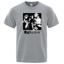 Japanese Anime Mens T-shirts Tokyo Revengers Print Tshirts Male Cotton Harajuku Short Sleeve T Shirts Summer Black Top Tee Shirt