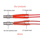 3D打印机零件筒式加热棒 12V 24V 40W 30W 6x20 Reprap 电缆 100cm 适用于 J 头热端 V6 MK8 PT100 加热块