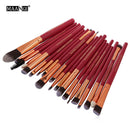 MAANGE 15/22Pcs Beauty Makeup Brushes Set Cosmetic Foundation Powder Blush Eye Shadow Lip Blend Make Up Brush Tool Kit Maquiagem