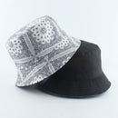 2022 New Fashion Vintage Print Bucket Hats Reversible Bob Chapeau Femme Hip hop Caps Gorro Men Fisherman Hat