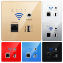 2023 New White USB Socket Wireless WIFI USB Charging Socket,Wall Embedded Wireless AP Router in the Socket 3G WiFi Repeater