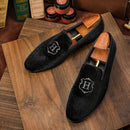 The Vesper | Handmade Velvet Slip-On Loafer