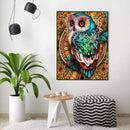 HUACAN Coloring By Numbers Owl Animals Kits Drawing Canvas DIY Pictures Oil Painting Hand Painted Gift Home Decor