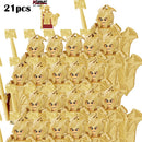 Classic Medieval Movie Elves Dwarf Warrior Iron Foot Dane leader of the Dwarfs Building Blocks LOTR Figures Toys For Children
