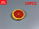 MOC Bricks Food Cookie Bone Pretzel Bagel Biscuits Waffle Chips Hot Dog Bread Pizza Milk Educational Building Blocks Kids Toys