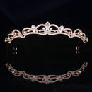 Bridal Tiara Crown Princess Bride Crystal Diadem Pageant Prom For Women Hair Ornaments Wedding Bridal Head Jewelry Accessories