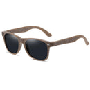 XSW Wood Men Sunglasses Polarized UV400 Coffee Material Wooden Sun Glasses for Women Blue Green Lens Handmade Fashion Brand Cool