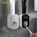 ECOCO 自动牙膏挤压器 壁挂式浴室浴室配件 防水牙膏挤压器 牙刷架