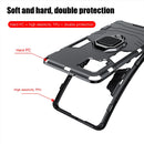 KEYSION Shockproof Case for Samsung A12 A22 A72 A52S 5G A73 A53 A33 A23 A13 Ring Stand Phone Back Cover for Galaxy M52 M32 M62