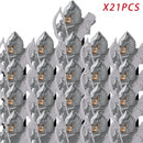 Classic Medieval Movie Elves Dwarf Warrior Iron Foot Dane leader of the Dwarfs Building Blocks LOTR Figures Toys For Children
