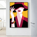 Gatyztory DIY Oil Painting Abstract woman Handpainted Christmas Crafts for Adults paint by number canvas painting kits Picture H