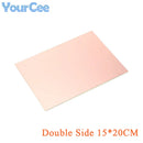 双面PCB 20*30CM 15*20 12*18 10*20 10*15 5*10 5*7CM 环氧纤维覆铜板叠层DIY电子产品