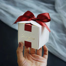 Custom Logo Wedding Favors Gift Box With Ribbon Candy Boxes For Christening Baby Shower Birthday Event Party Supplies
