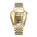 Luxury HOURSLY Brand Trend Cool Men's Wrist Watch Stainless Steel Technology Fashion Quartz Watch For Men 2022 Relogio Masculino