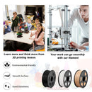 JAYO petg 3d printer filaments PETG 5Rolls 1.75mm Mixed Color Bubble Free FDM 3D Printer Material for 3d pen refill 1.1kg/1rolls