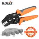 IWISS SN-58B=SN-28B+SN-48B 杜邦2.54 2.8 3.96 4.8 6.3管型/绝缘端子压线钳 电工夹具工具