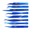 VETUS Professional Makeup Eyelash Tweezers For Volume Eyelash Extension Blue Eyebrow Tweezers Excellent Closure Beauty Tool